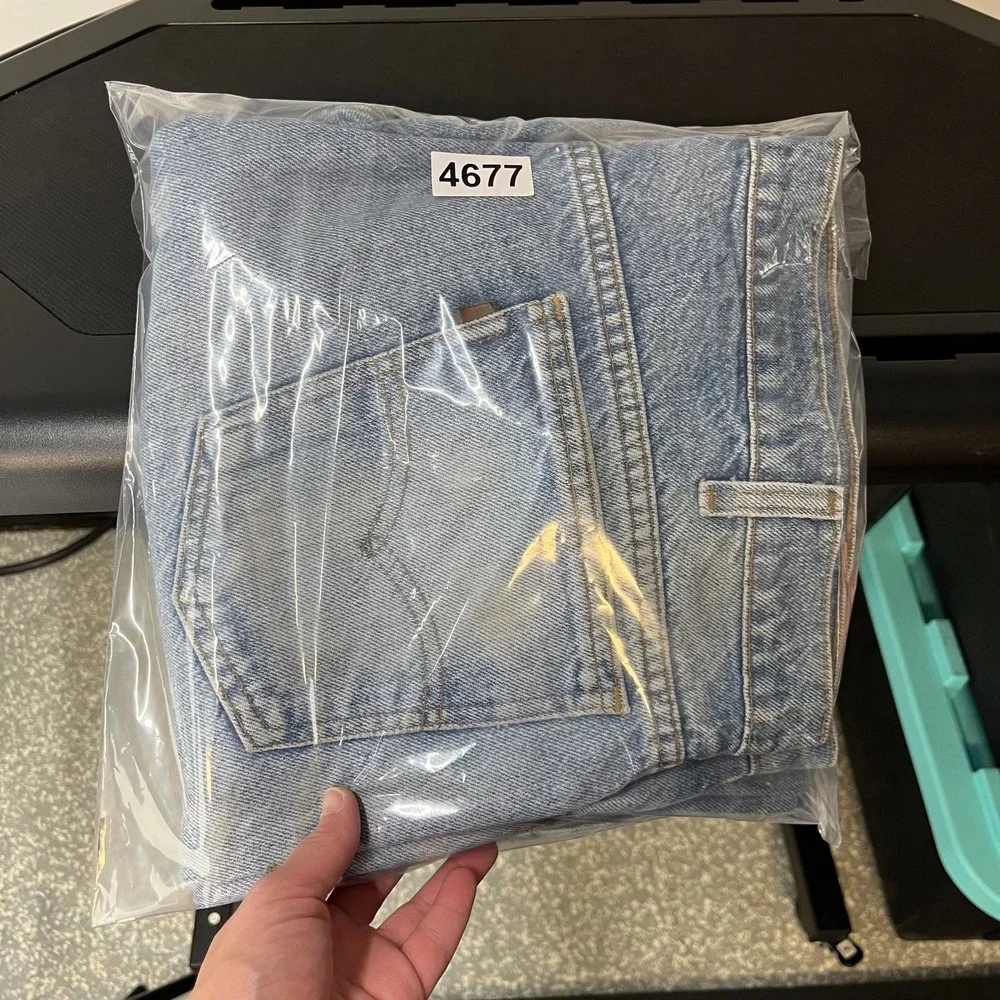 Vintage Levi's‎ 540 Jeans Men's Blue Denim High Rise Pockets Zip Fly - 41X29